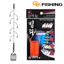 금호조침 킬라 어피카고 메가리 카고 카드채비 7본 한국낚시