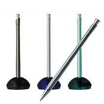 제브라 플로스 데스크펜 0.7mm 유성볼펜 BA65, 글래스 블랙