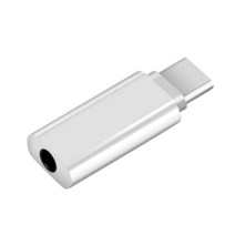 실용적인 전송 3.5MM 타입 c 헤드폰 어댑터 작고 편리한 블랙/화이트, 01 W