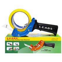 원준테이프 LEADS 고급철제커터기 디스펜서, 웜오렌지
