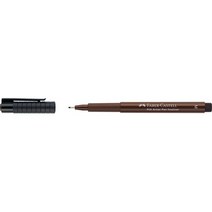 일본직발송 3. 파버 카스텔(FABER-CASTELL) 파버 카스텔 수성 마커 피트 아티스트 펜 175 세피아 M 167375, One Size, 세피아,M
