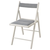 이케아 IKEA TERJE 테리에 접이식의자 - 화이트/크니사 라이트그레이 604.855.70