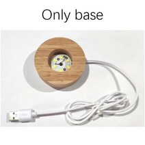USB 플러그인 3D 크리스탈 볼 LED 야간 조명 장식 갤럭시 프로젝션 램프 아이 커플을 위한 홈 침실 휴일 선, 27 only base