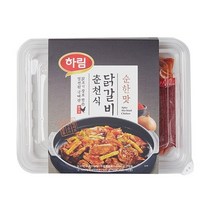 하림 춘천식 닭갈비 (순한맛) 500G (아이스포장 포함), 옵션1 - 신선포장 (+아이스박스)