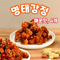 [명인] 속초 코다리 명태 강정 500g 매운맛, 4개