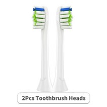 필립스 소닉 케어 칫솔 헤드 용 4pcs 소닉 브러시 헤드는 모든 모델에 적합합니다. 문자는 hx3으로 시작합니다. hx6 hx9 시리즈, 2pcs 브러시 헤드