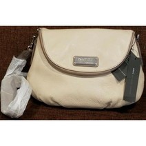 여자명품마크제이콥스가방80008476 ?MARC JACOBS Q NATASHA LIGHT SAND BEIGE LEATHER CROSSBODY BAG PURSE?NWT!