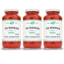 Yo Mamas Foods 요마마스 푸드 저염 토마토 바질 파스타 소스 708g 3팩