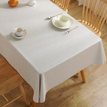 루디모어 방수 식탁보, 2인용(140 x 90 cm), 아이보리, 2인용(140 x 90 cm)