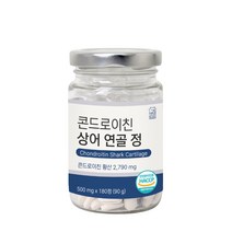 콘드로이친 상어연골 보스웰리아 어골칼슘 쇠무릅 콜라겐 참당귀 백수오 프락토올리고당 유산균 아미노산 무릎건강, 180정 x 1병