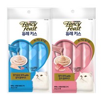 퓨리나 펜시피스트 퓨레키스 닭가슴살 참치 고양이 츄르 간식 10g x 4개, 닭가슴살퓨레 10gx4개