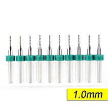 함마 만능 타공 스텝 홀커터 철판 XCAN 10 개/대 03mm 12mm PCB 미니 드릴 비트 텅스텐 강철 카바이드 인쇄 회로 기판 CNC 기계, PCB 1.0mm 10PCS