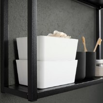 이케아 플라스틱 미니 화장품수납함 13x18x8cm 펜트리정리함 화장대