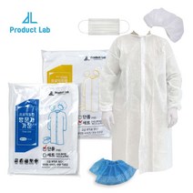 프로덕트랩 일회용 방문자 가운 단품 세트 5벌, [고급]_세트, XL