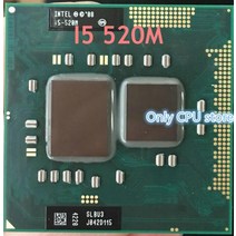 노트북 프로세서 코어 i5 520m 노트북 노트북 cpu 2 4ghz l3 3m2 5gts pga 공식 버전 오리지널 정품 프로세서 컴퓨터