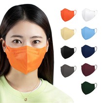 새부리형 패션 언택트 국산 컬러 일회용마스크 아임리얼 9컬러 3매(성인), 플러스 (대형) 슈가베이지 3매