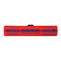 Knipex 16 60 100 SB 동축 케이블용 스트리핑 툴 10cm(3.94인치) 블리스터 포장 1282061