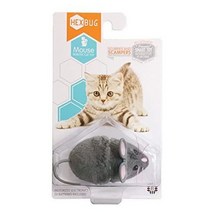 일본직발송 4. Hexbug 헥스버그 Mouse Robotic Cat Toy【고양이 장난감】Go! Go! 돌격 마우스! 그레이 정, One Size_그레이