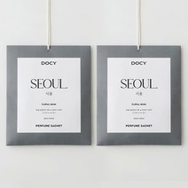 DOCY 도시 퍼퓸 샤쉐 30g /옷장 샤쉐/인테리어 샤쉐, 2개, 서울