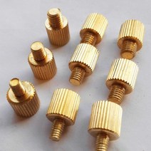 M3 M4 M5 M6 황동 핸드 트위스트 널링 나사 볼트 장식 나사, 22 M6x30 2Pcs