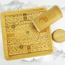 점술도구 변화의 책 학습 도구, 육십사 헥사그램 대나무 조각 명판