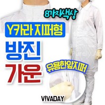 TCcQPS-C15 방진가운 기본형 Y카라 ECOLAB STER클린룸마스크 VAI 크린 휴대용산소통 무균복, 화이트S