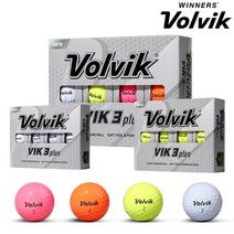 볼빅정품 VIK3 빅3 프리미엄 골프공 3피스 12알, VIK3 PLUS_레인보우, 상세설명 참조, 상세설명 참조