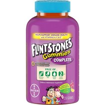 멀티비타민 Flintstones Gummies 어린이 종합 비타민제 250ct.