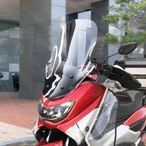 엔맥스125 튜닝 15-20 롱 윈드 스크린 스모그 80cm 순흥 made in korea, 투명 미들 스크린, 1개