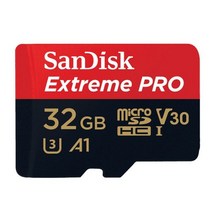 microsd 스마트폰 메모리 캠코더 외장 SanDisk Extreme Pro Microsd 카드 UHSI 32GB A1 SDHC V30 64GB 128GB 256GB SDXC A