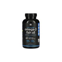 스포츠리서치 오메가3 rTG피쉬오일 EPA DPA 30 180젤 1250mg트리플스트렝스, 180젤 x 1(1250mg/1055mg)