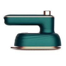 휴대용 미니 핸디형 스팀 다리미 습식 및 건식 이중 증기 발생기 의류 기선 홈 여행, 초록, 유럽 ​​연합