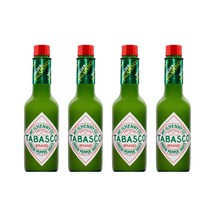 타바스코 그린 페퍼 소스, 148ml, 4개