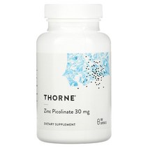 Thorne Research 아연 피콜리네이트 30mg 캡슐 180정, 15mg, 60개