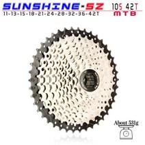스프라켓 12단 자전거휠 SUNSHINE MTB 카세트 8 9 10 11 12 속도 32 36 40 42 46 50 52T Shimano SRAM Sunrace 용 산악 프리 스, 19 10S 11-42T