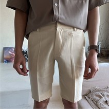 브이와이 남자 데일리 히든밴딩 핀턱 링클프리 슬랙스 반바지