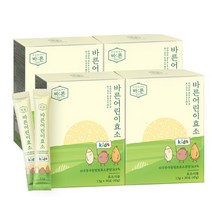 바른 어린이 효소 곡물 발효 유산균 1.5g x 30포 4박스, 없음, 4개