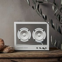 오드 트랜스페어런트 스몰 투명 블루투스 스피커 TRANSPARENT, 화이트