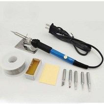 인두기 세트 용접기 전기 납땜 온도조절, 디지털 디스플레이 납땜 인두