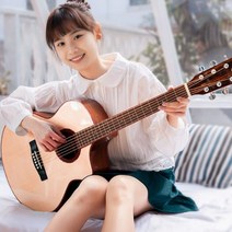 전문 픽 어쿠스틱 기타 여행 할로우 바디 빅 공진기 휴대용 스트링 음악 악기, 41 inches 4