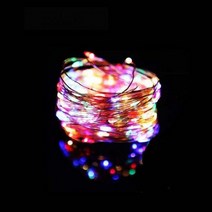 스트링라이트 줄조명 캠핑 LED String Lights Christmas Tree Decorations 10M 5M USB Copper Wire Garland Fairy Ligh, Colorful, 1M 39IN 10LED