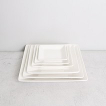 CRAART 크레아트 호텔웨어 정사각 접시 6size, 0호