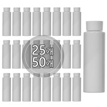 [25개묶음판매] 이중스킨캡 100ml 200ml 화장품 공병용기, 200ml 백색용기, 흰색캡, 25개