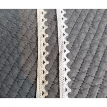 혜인천 토션레이스 뾰족 color 2종, 1필, 백아이보리색