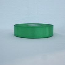 핸드메이크 고밀도 주자 공단 리본끈 40mm x 50Y 60가지 색상, c18 초록