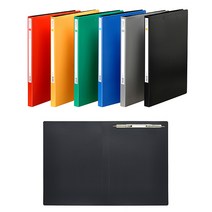 문화산업 PP 스프링 화일 상철 A4 F400-7 서류철, 상철-노랑, 개