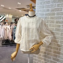 레코브 물결 블라우스(LC41C3BL003S)