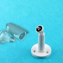 Coms cctv 용 거치대 화이트 1 12cm 보안 받침대 실외 풀세트 감시 ip 가정용 녹화기 카메라, 본상품선택