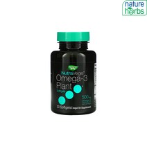 NaturesWay 네이쳐스웨이 뉴트라베지 식물성 오메가3 500mg 30정 도코사헥사엔산 DHA EPA 카라지난 소르비톨 토코페롤 아스코빌팔미테이트