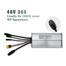 KT Ebike 컨트롤러 36V 250W 48V 1000W 전기 자전거 브러시리스 Lcd led kt 라이트 포함, 10 30A WP Squarewave